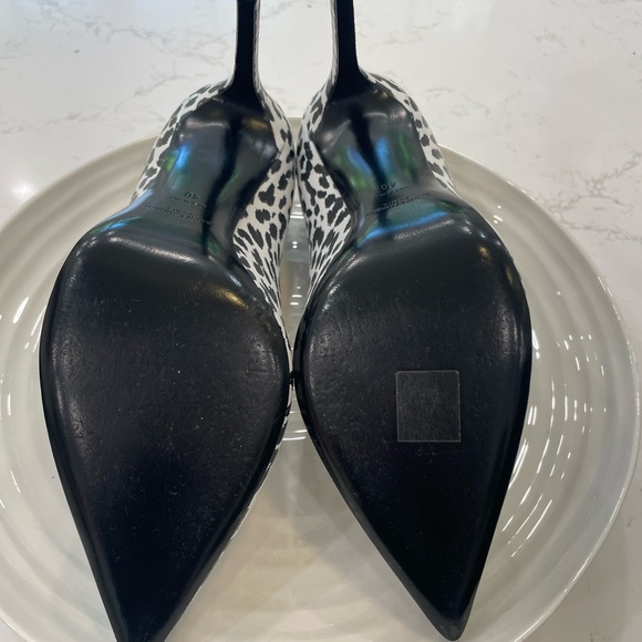 Saint Laurent Black and White Heels - Picture 4 of 7